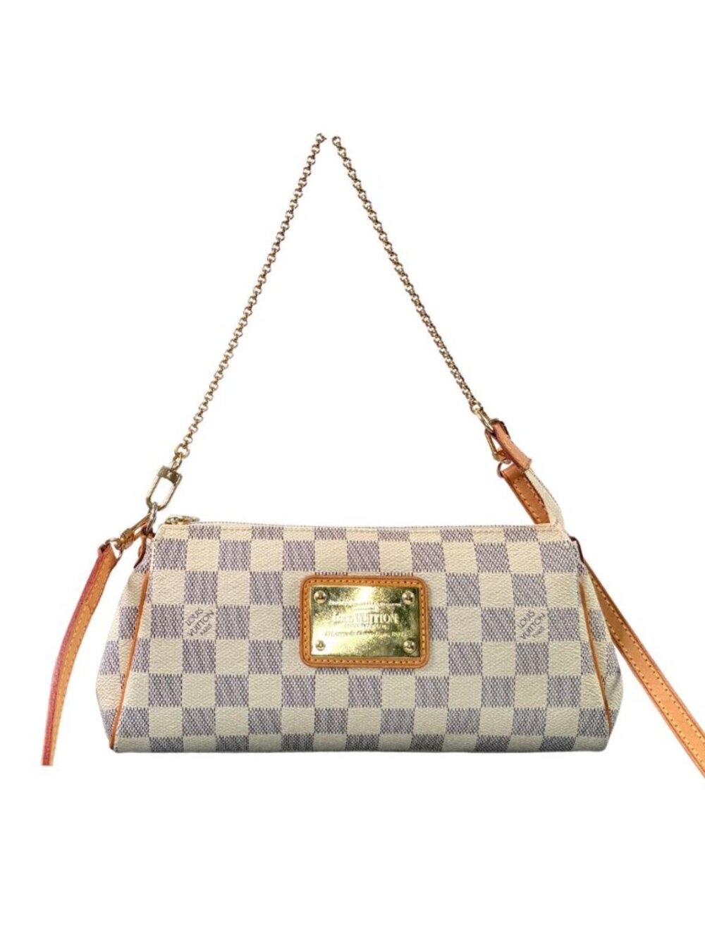 Louis Vuitton Damier Azur Chain Shoulder Bag